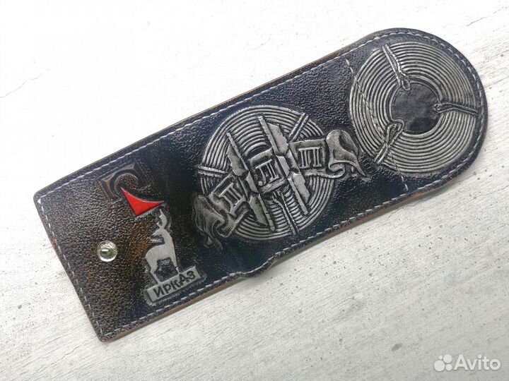 Кошелек из кожи ручная работа