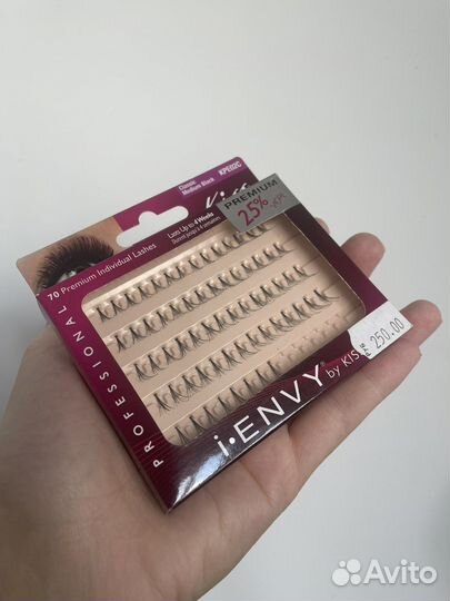 Накладные ресницы пучки