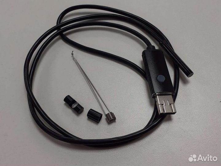 Гибкая камера для авто 1м эндоскоп