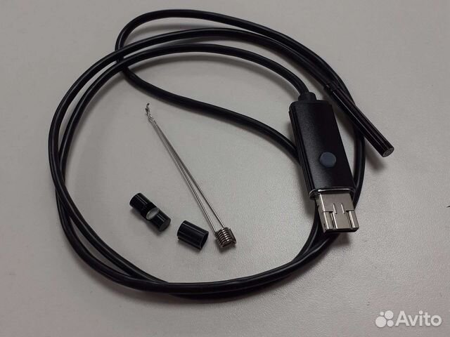 Гибкая камера для авто 1м эндоскоп