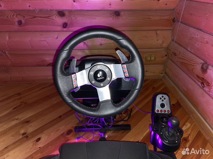 Игровой Руль logitech g27 c Креслом