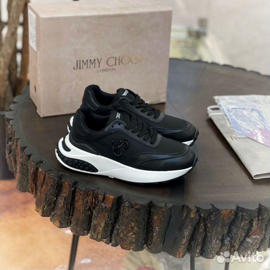 Кроссовки женские натуральная кожа Jimmy choo