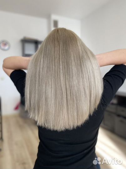 Окрашивание волос блонд