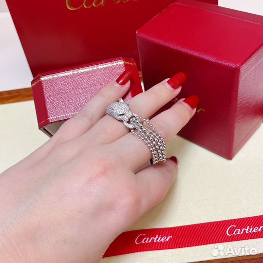 Cartier кольцо из золота 750 пробы и бриллиантов