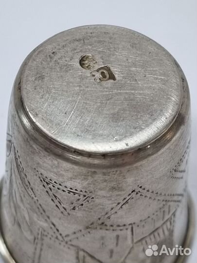 Дореволюционная стопка, серебро 84 пробы