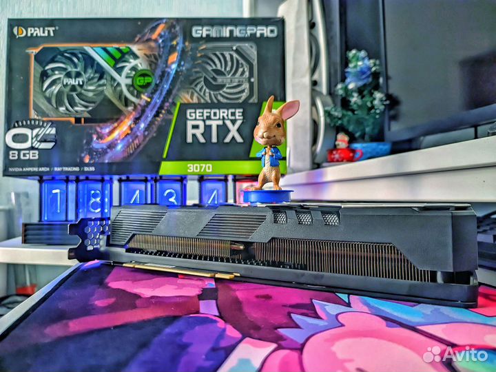 Видеокарта Palit RTX 3070 Gaming Pro OC 8 Гб