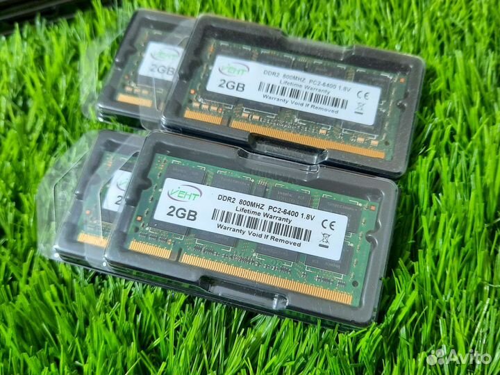 DDR2 2GB 800MHz для ноутбука So-dimm