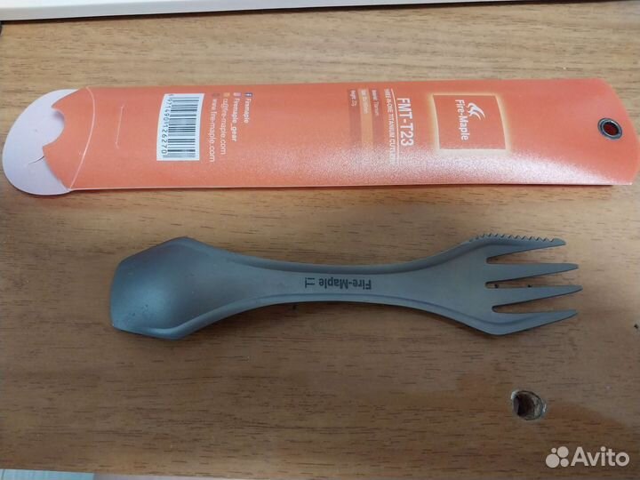 Походная титановая ложка-вилка FireMaple fmt-t23