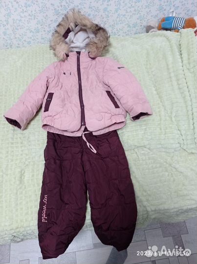 Зимний костюм для девочки 98