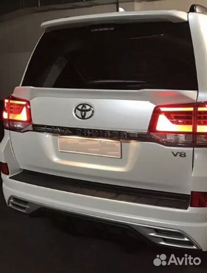 Защита на бампер toyota land cruiser 200