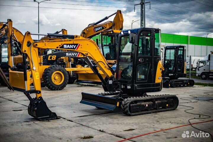 Мини-экскаватор SANY SY35U, 2024