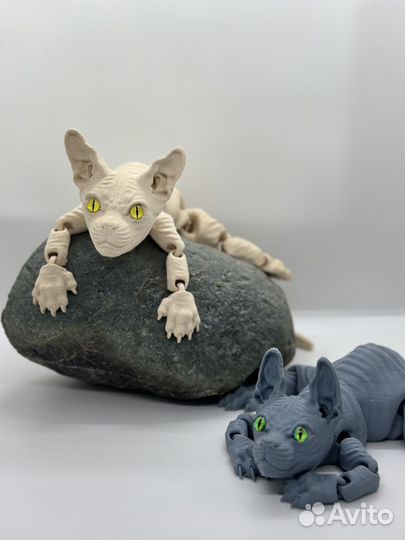 Кот сфинкс 3D игрушка