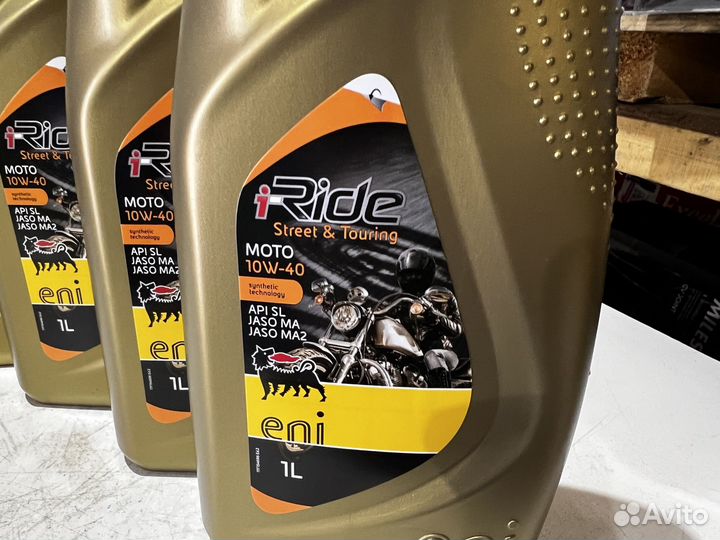 Масло ENI I-Ride moto 10W40 ени 10в40 10 40