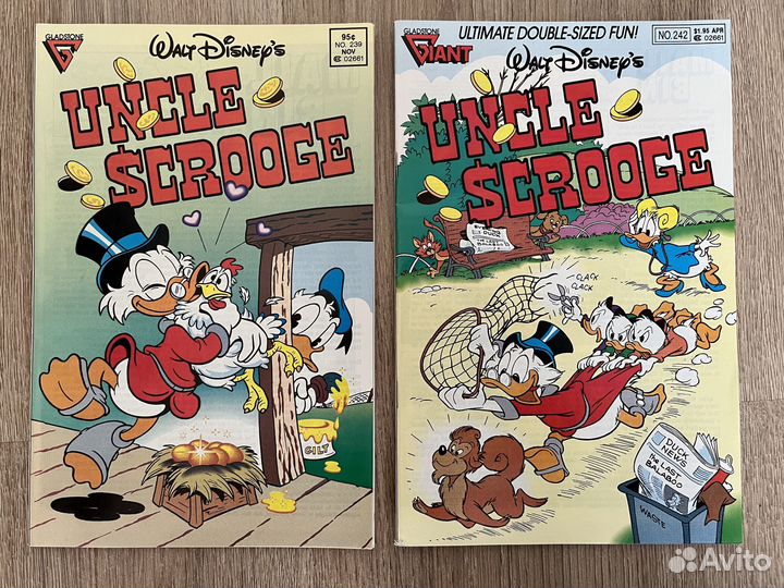 Uncle Scrooge - раритетные комиксы 80х годов