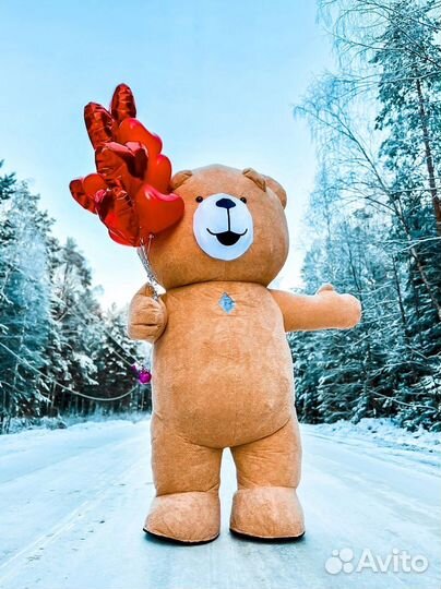 Поздравление от танцующего Мишки Гиганта