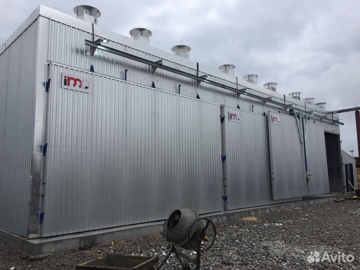 Сушильная камера для древесины 30-120м3