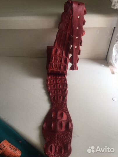 Пояс,ремень из кожи крокодила