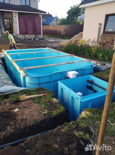 Бассейн из полипропилена. Доставка. Гарантия