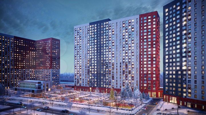 2-к. квартира, 54,4 м², 18/19 эт.