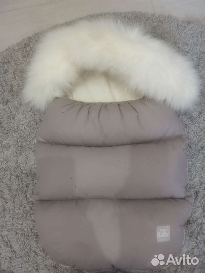 Конверт кокон зимний на выписку