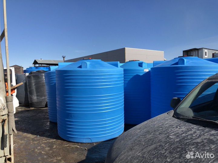 Пластиковая емкость, бак для воды 5000 литров