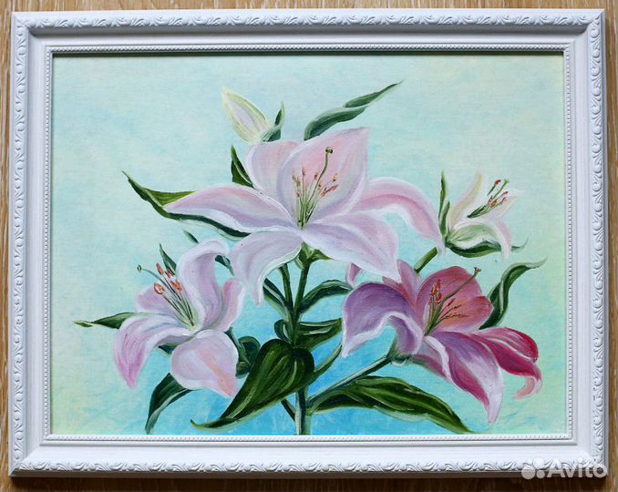 Картина. Нежность Лилий