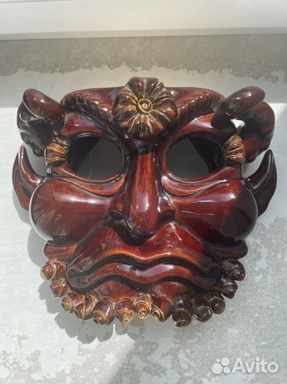 Панно маска керамика Мефистофель (чёрт)