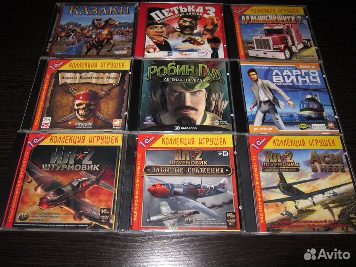 Лицензионные компьютерные игры на CD-дисках