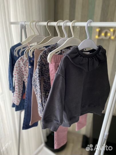 Пакет одежды капсула на девочку zara hm 80-86