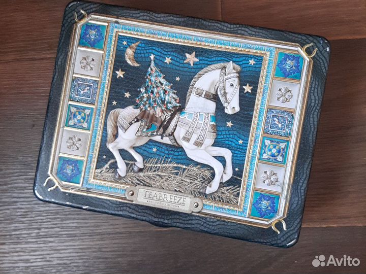 Коробочки для хранения жестяные и картонные, 3 шт