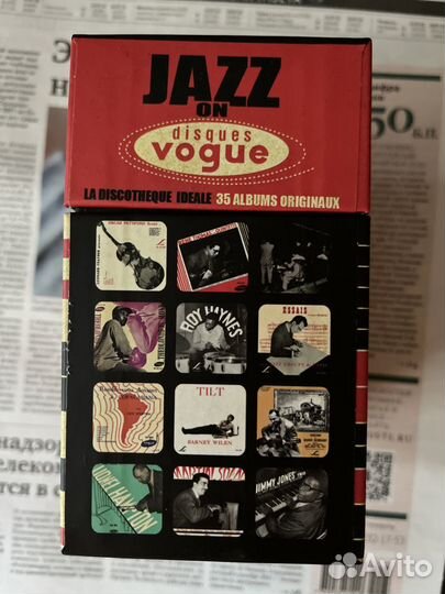 Jazz on disques Vogue 20-CD BOX Made in France NEW