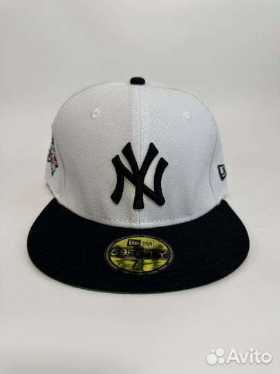 Бейсболка New Era 59fifty Yankees Word Series Whit