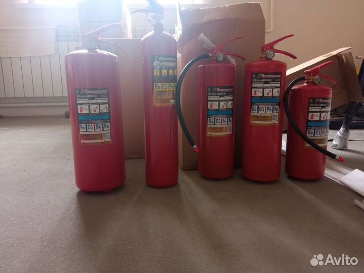 Огнетушитель порошковый, Углекислотный