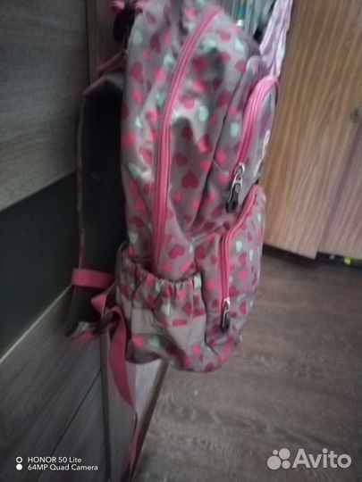 Рюкзак школьный ортопедический для девочки б/у