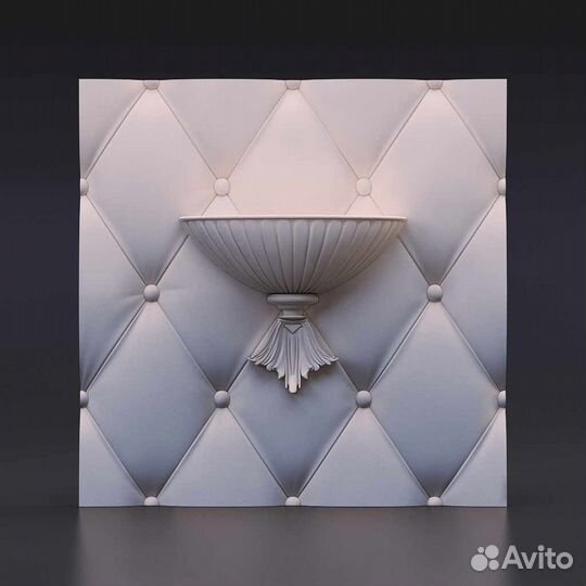 Гипсовая 3D панель 