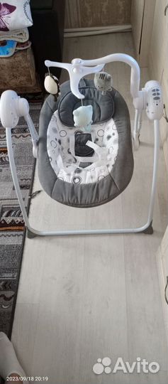 Детские электронные качели для новорожденных