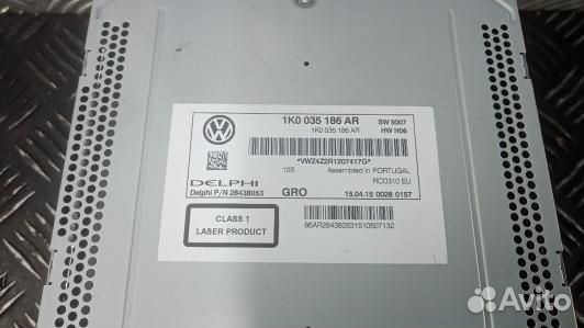 Магнитола volkswagen jetta 6 (ZDN21I401)