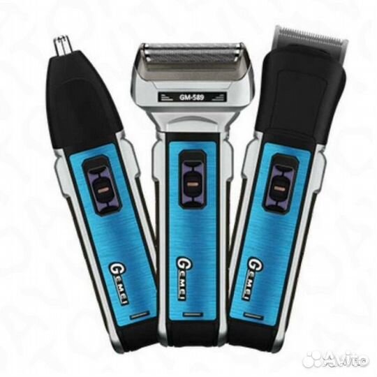 GM-589 Машинка для стрижки: бритва и триммер
