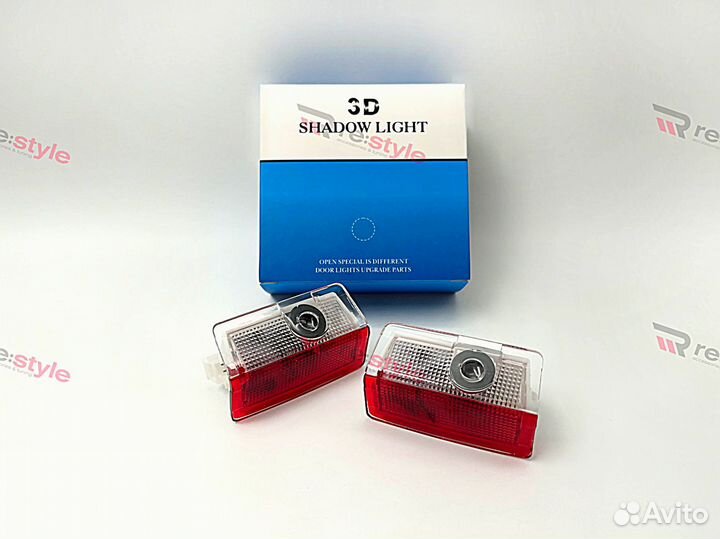 Проекция логотипа Mercedes-Benz AMG