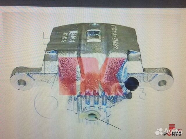 Суппорт тормозной задний правый для Киа