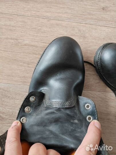 Ботинки кожаные