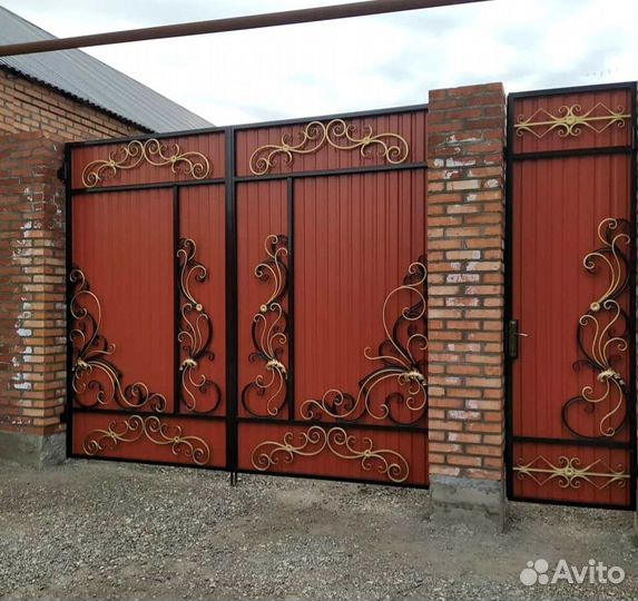 Кованые ворота