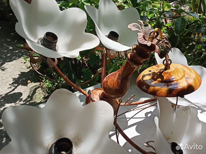 Люстра потолочная бу