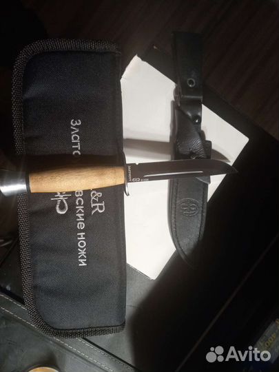 Нож финка-2 карельская береза – златоуст аир