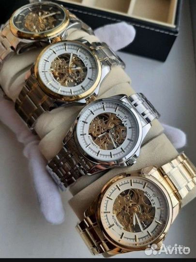 Часы rolex скелетоны полулюкс новые
