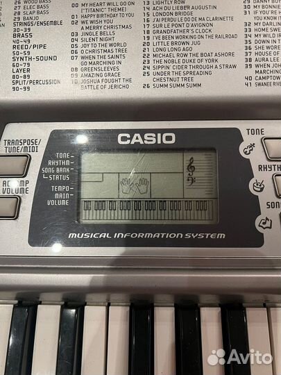 Синтезатор casio CTK-496