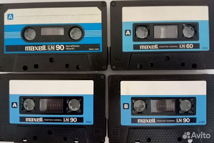 Аудио кассеты maxell, basf хром,мк-60