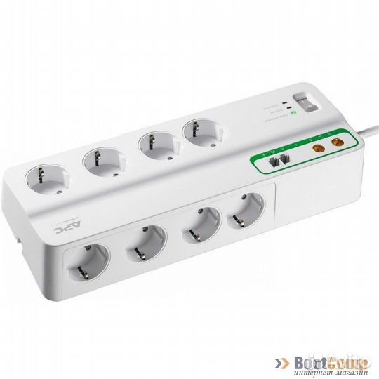 Сетевой фильтр 3.0 м белый APC PMF83VT-RS