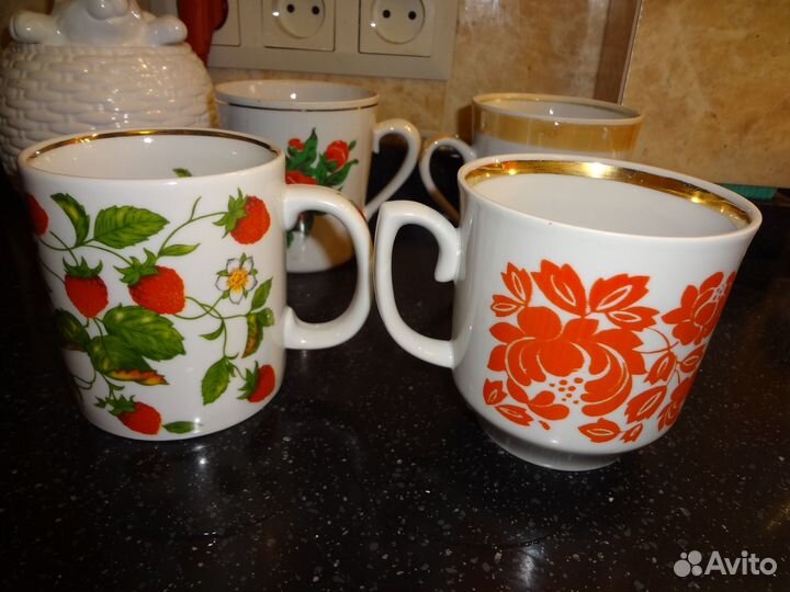 Бокалы фарфоровые Дулево