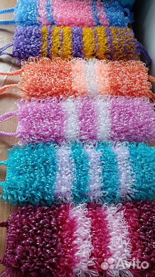 Мочалка ручной работы